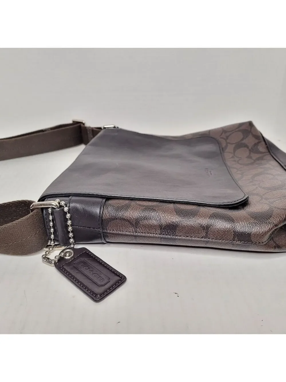 Coach Signature C's Houston Map Bag E1777-F54771